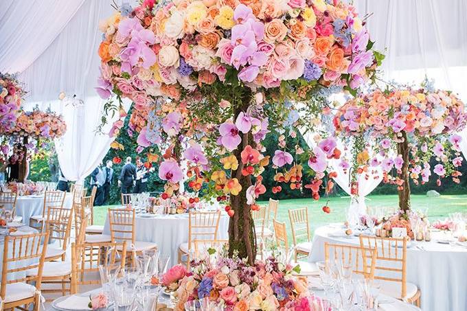 Colorful Centerpieces