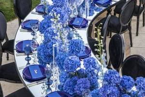 Blue Tablescape