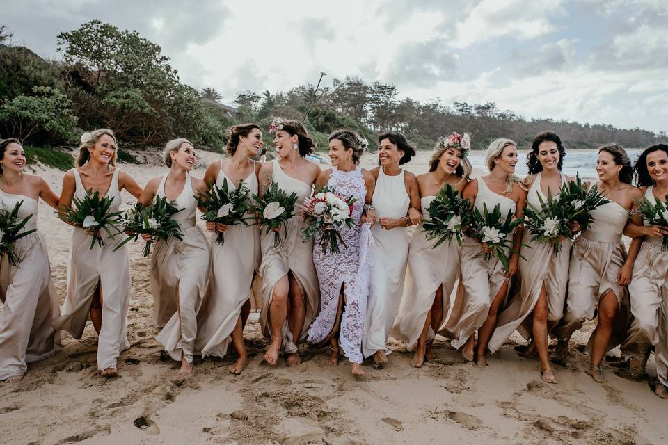 Hawaiian Bridal Party