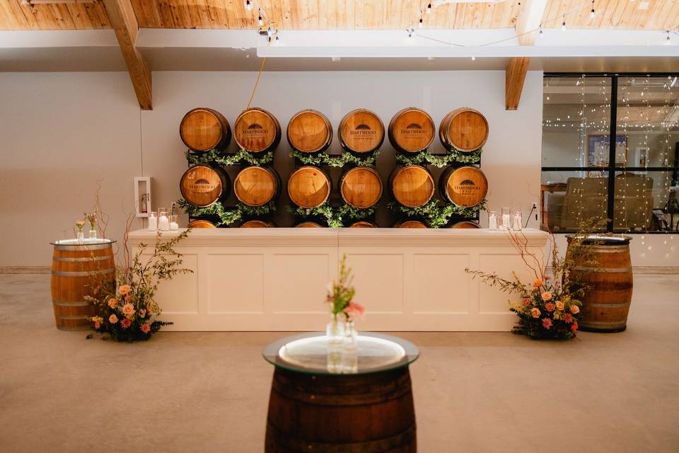 Hartwood Hall Bar Display