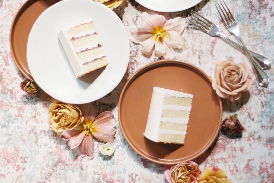 Cake slices