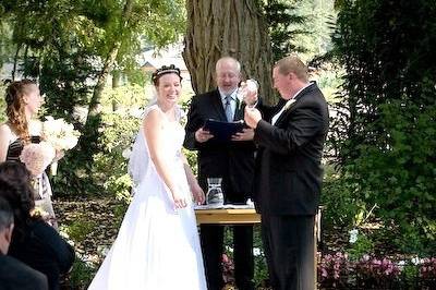 Ceremony outdoors