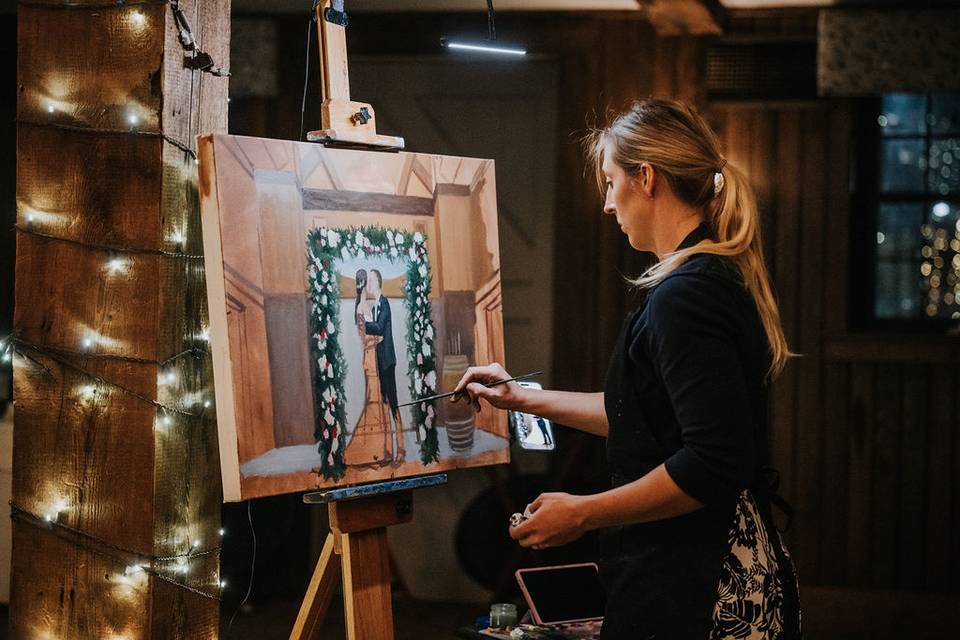 Live Wedding Painter