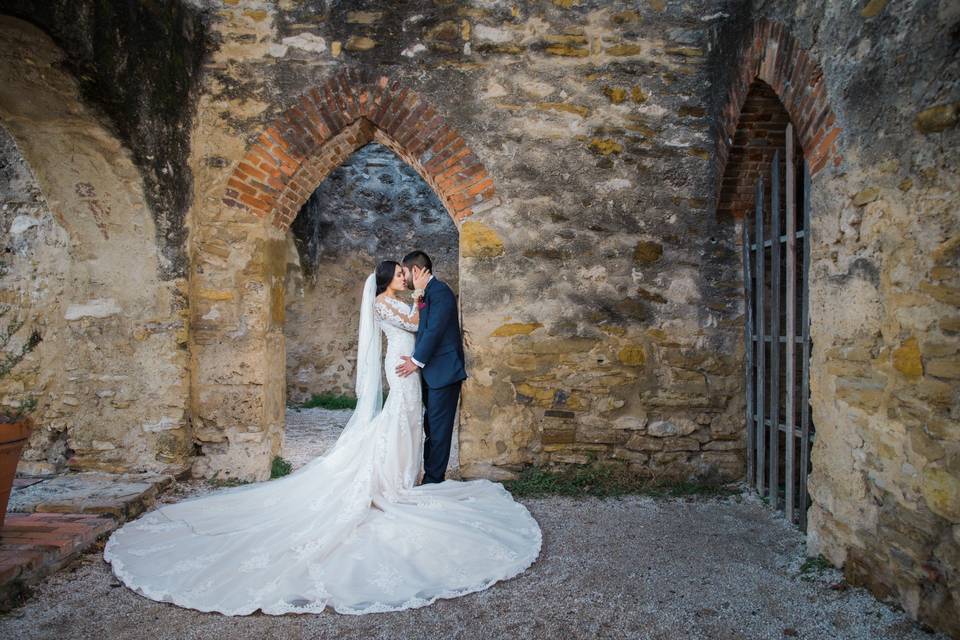 Couple at Mission San Jose