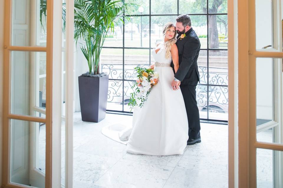 Couple in Peacock Alley