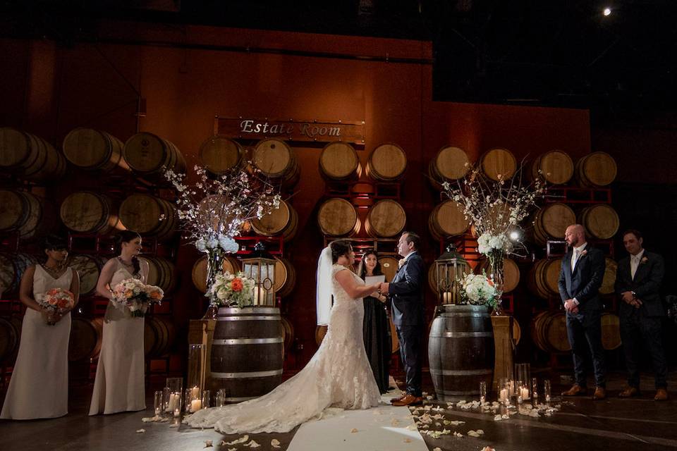 Winery wedding | Photo by Galen Ducey Photography