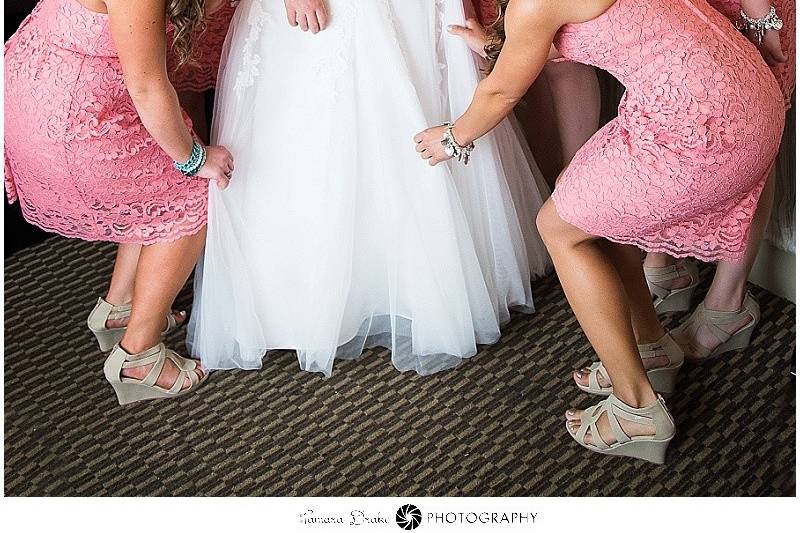 Bride and her girls!