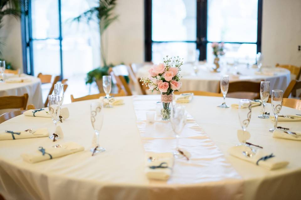 Decorated table