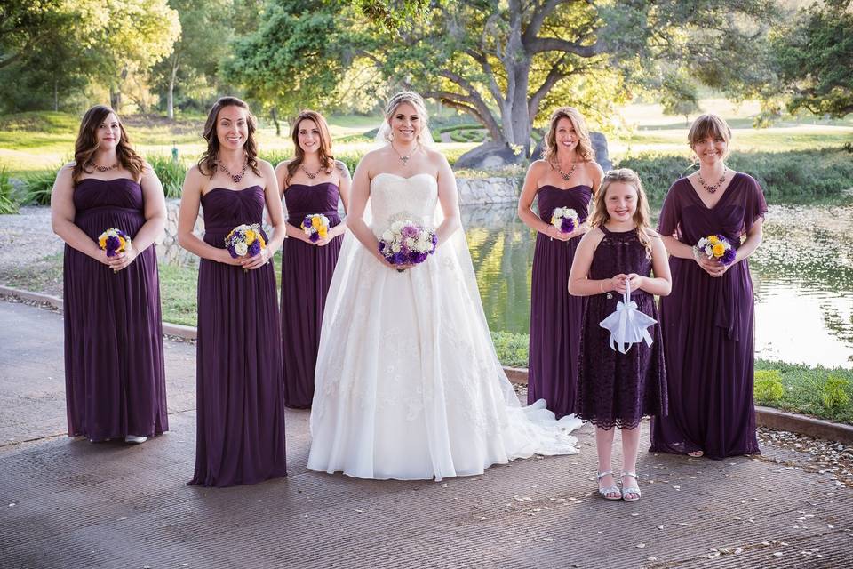 Bridal party photo