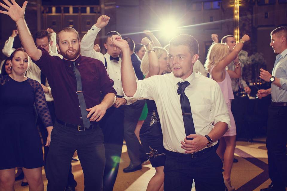 Wedding dance party