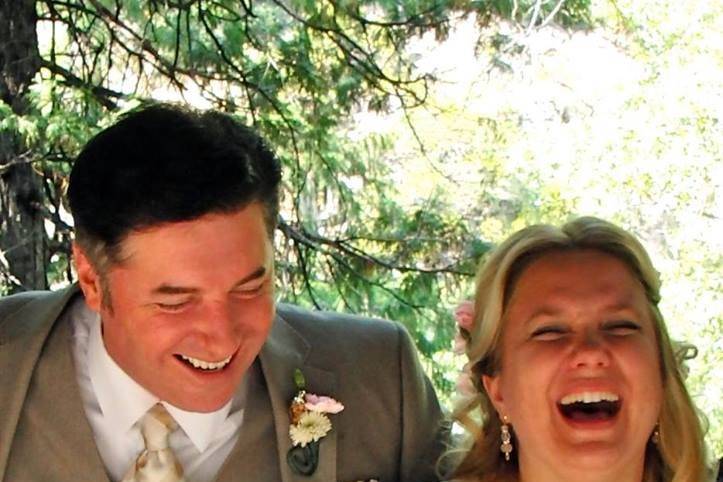 Our (quick) wedding. We couldn't wait! BUT it all fell together in an amazing day that during our crazy-music lives, we always look on with peace, joy and of course, lots of love. Again, we hope your day brings you much happiness!