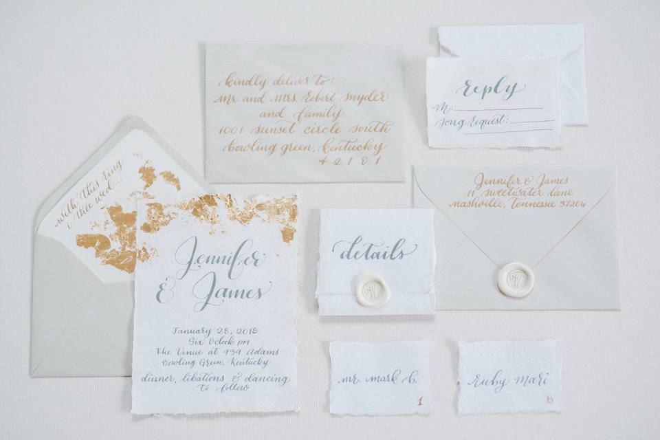 White Ink Calligraphy – Nashville's Best Custom Event Calligrapher