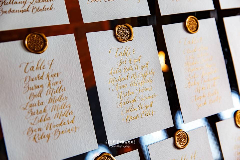 White Ink Calligraphy – Nashville's Best Custom Event Calligrapher