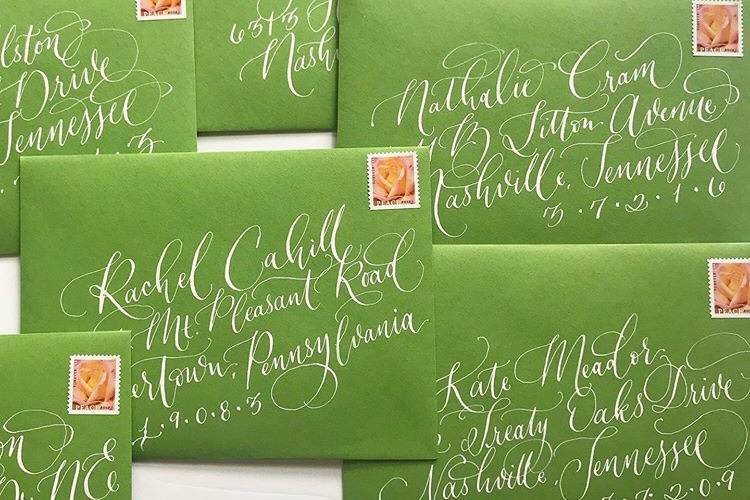 White Ink Calligraphy – Nashville's Best Custom Event Calligrapher