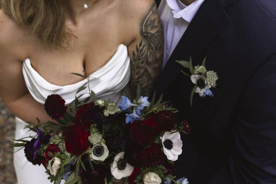 Bride and groom
