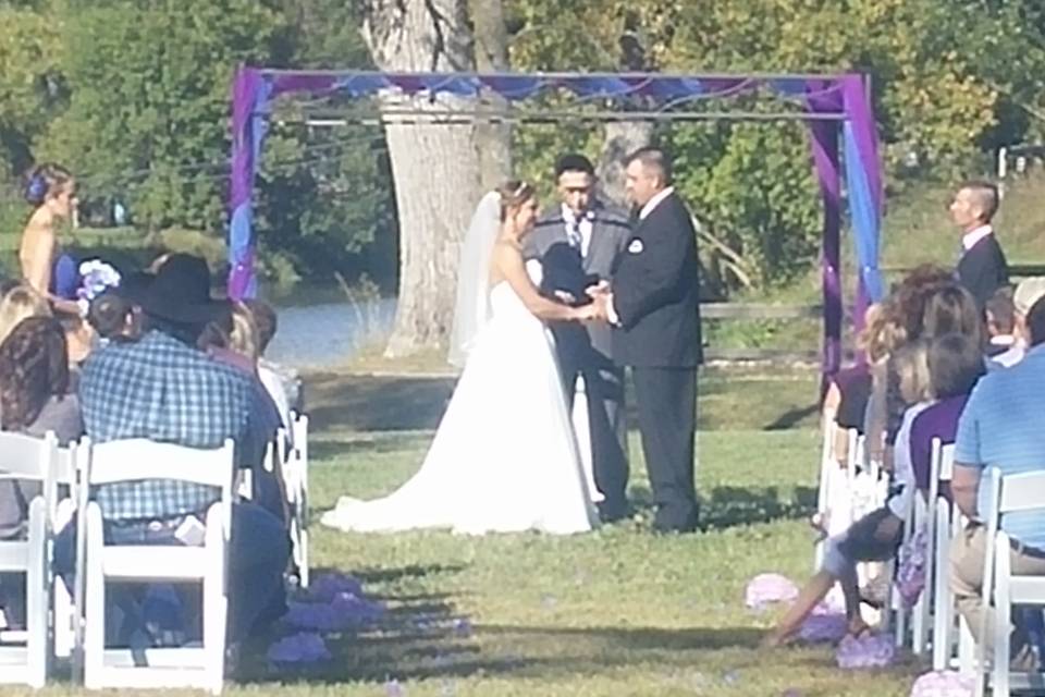 Outdoor ceremony