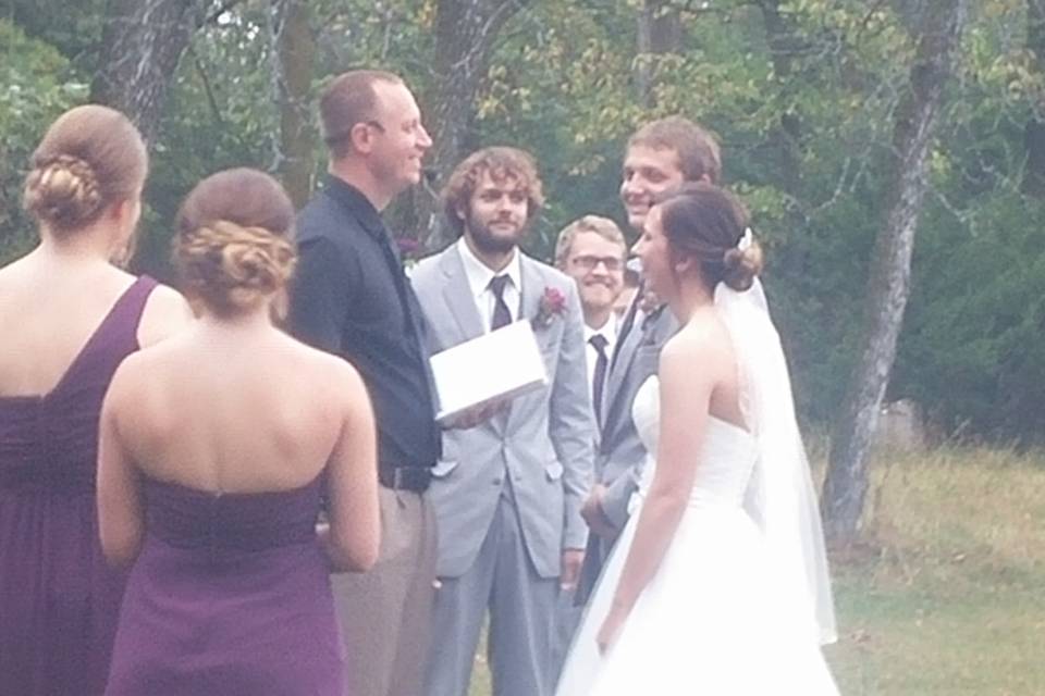 Exchanging vows