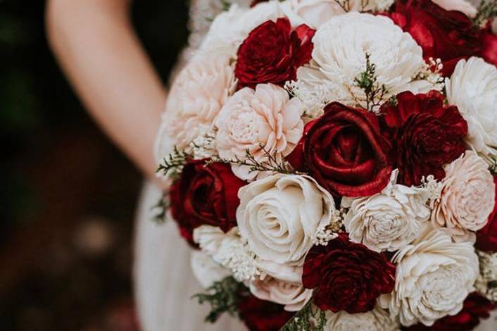 Blush Beauty Bridal Bouquet – Sola Wood Flowers