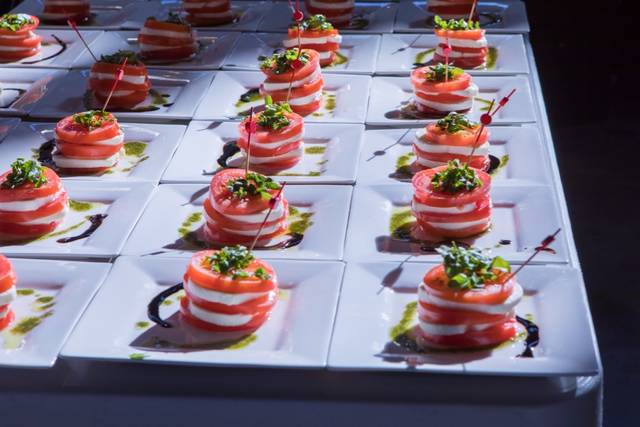 Plated Caprese