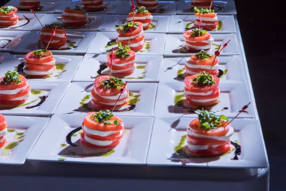 Plated Caprese