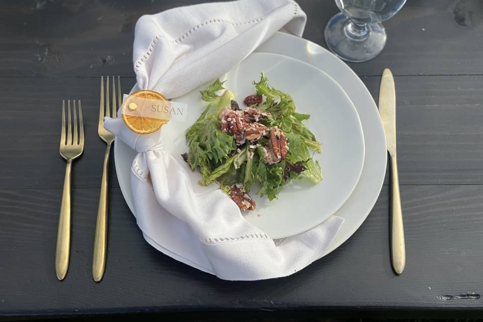 Plated Salad