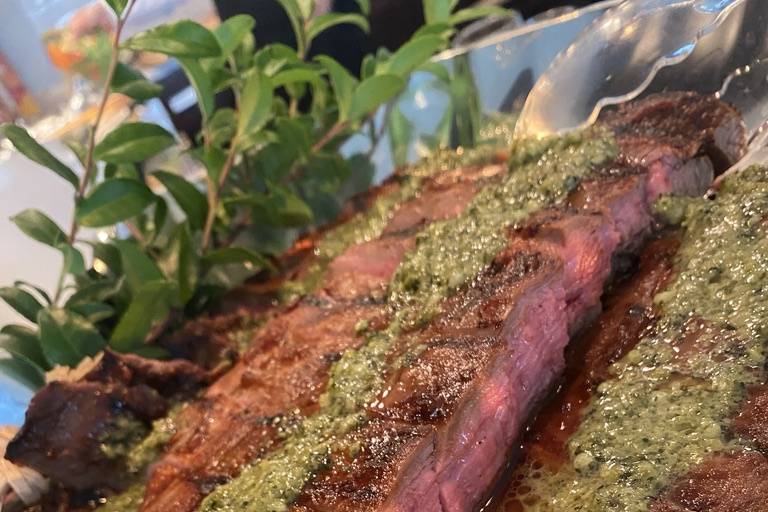 Flank Steak Parmesan Basil