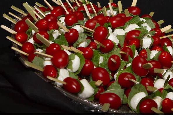 Caprese skewer appetizers