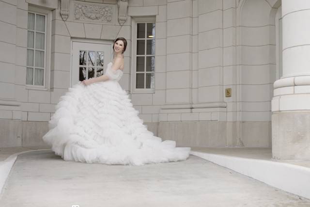 Ellen in Her Wedding Dress
