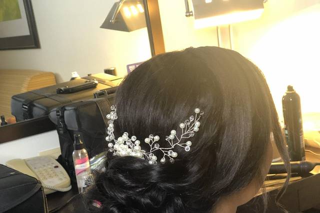 Bridal hair