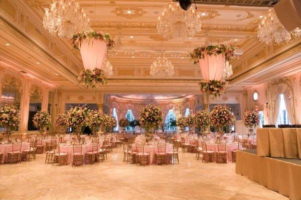 Ivana Trump's Reception Ballroom at Mar A Lago.