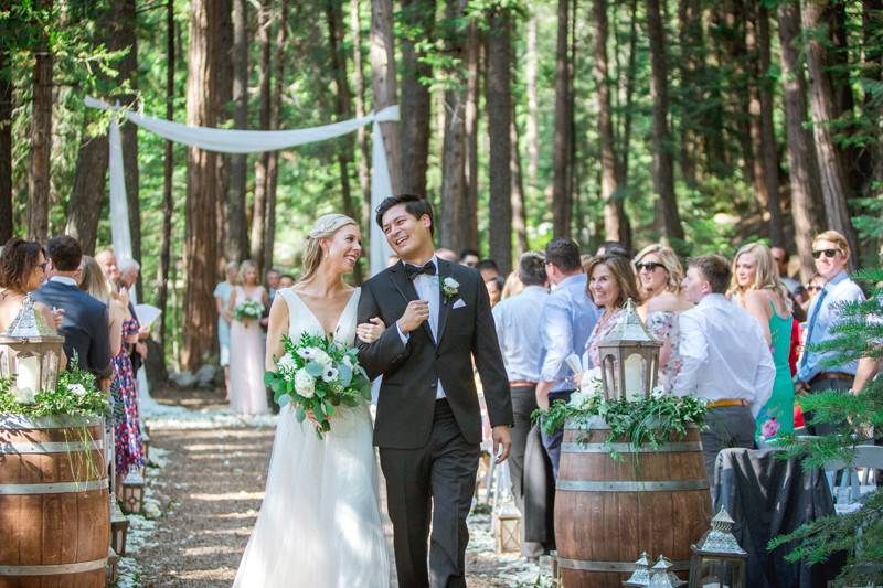 Wedding Venue Forest Ceremony