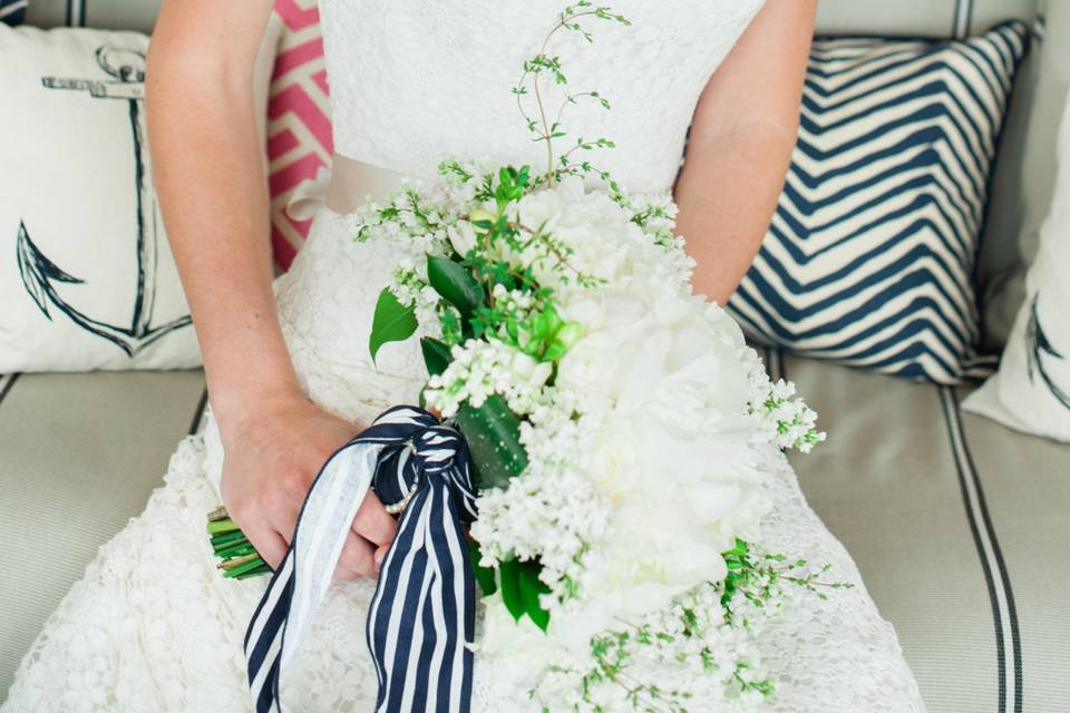 Smiling bride