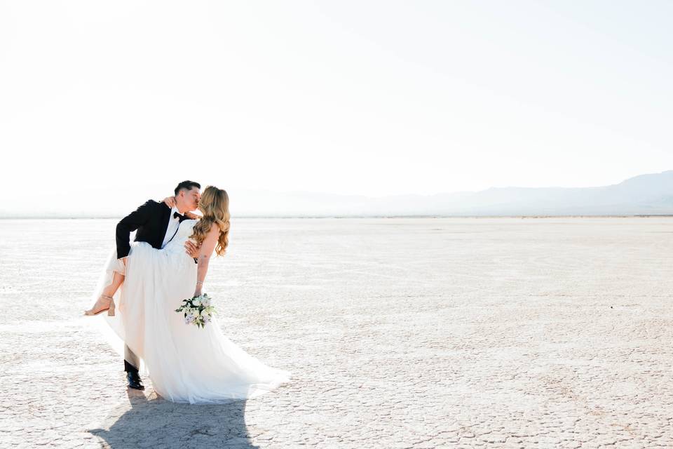Dry Lake Bed Wedding