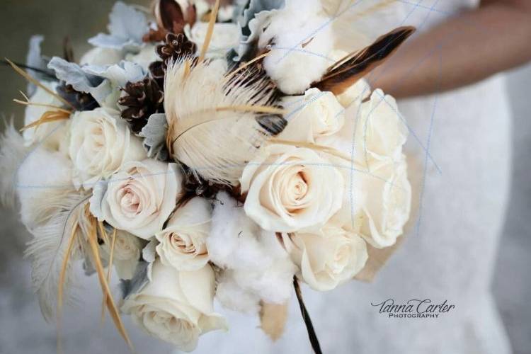 Bride at the ranch