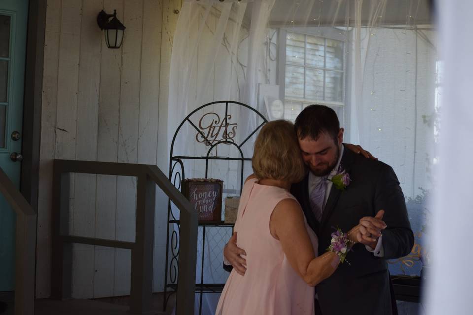 Groom and his mama