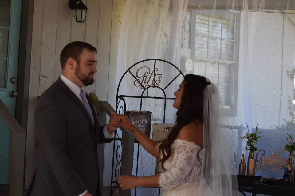 Bride and Groom dance