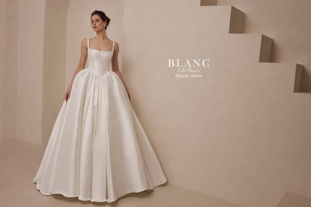 Wedding gown by Blanc