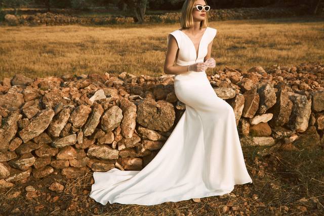 Wedding gown by Pronovias