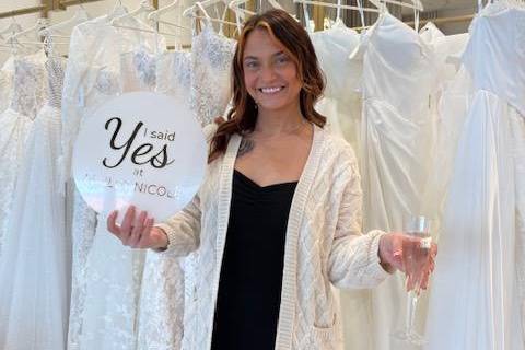 A Hailey Nicole Bride!