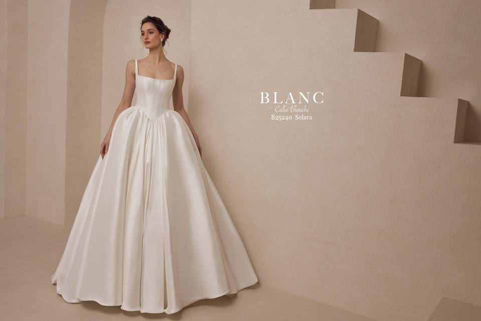 Wedding gown by Blanc