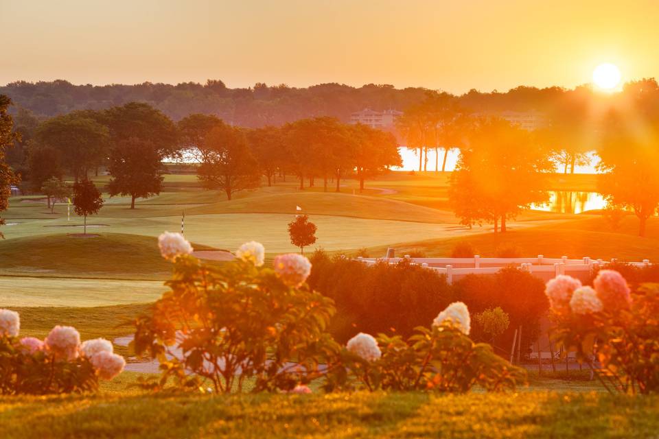 Views of the golf course