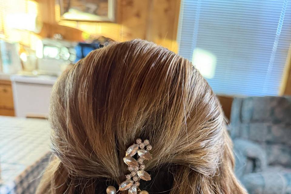 Half up half down
