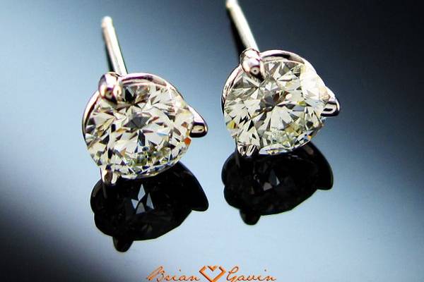 Brian gavin diamond 2024 stud earrings