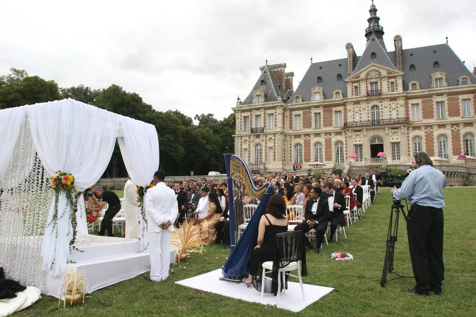 English and Indian wedding