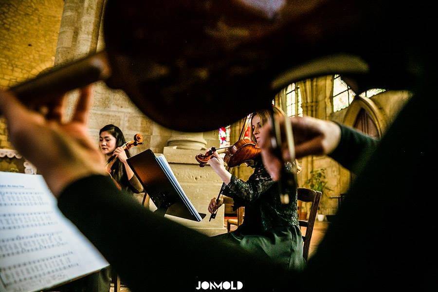 Quartet Wedding in a church