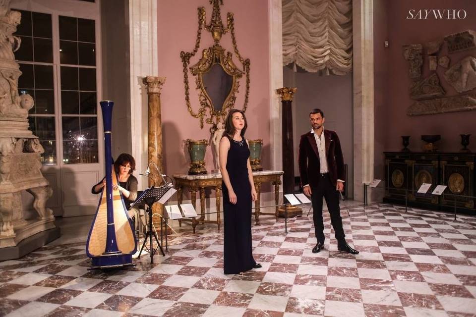 Opera Trio in the Louvre Paris