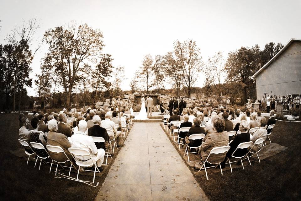 Outdoor ceremony