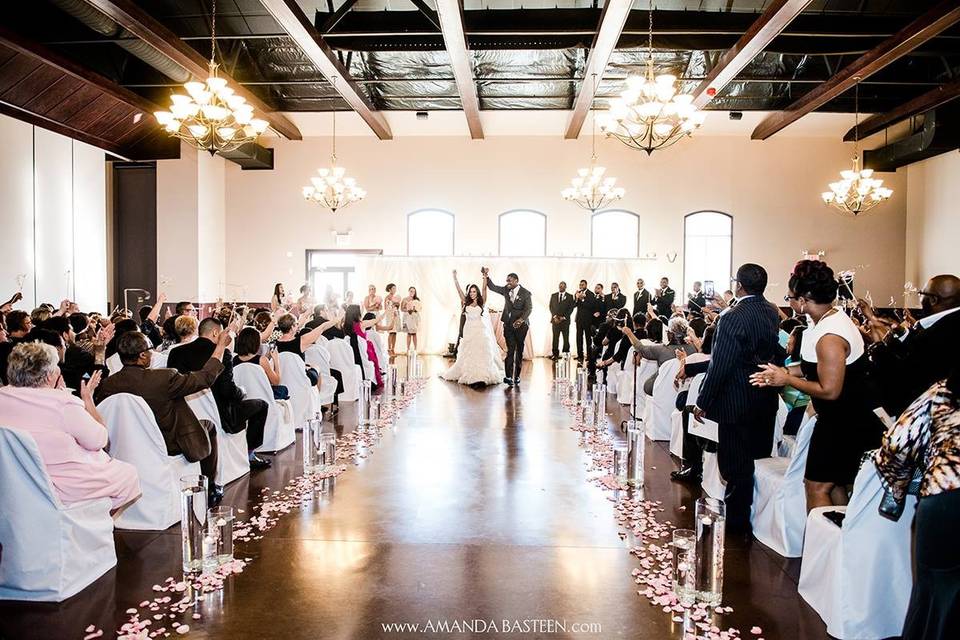 Indoor ceremony