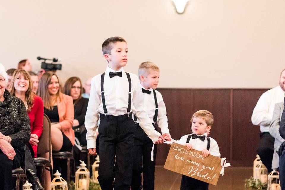 Indoor ceremony