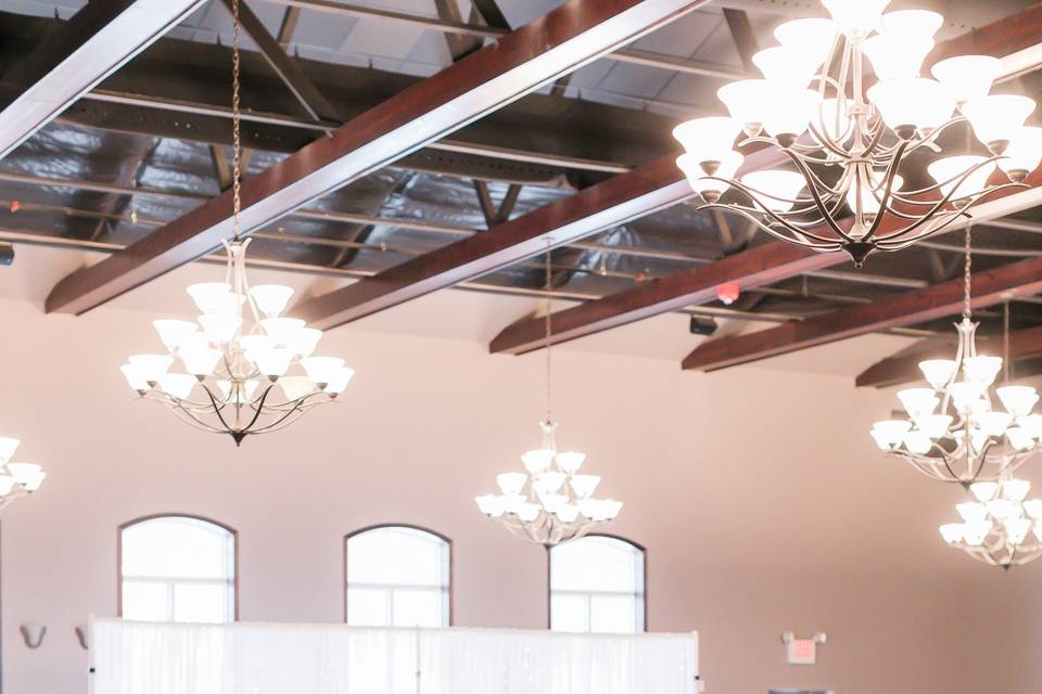 Indoor ceremony setup